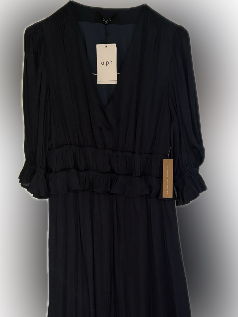 Flowing Black Tiered Maxi Skirt with Ruffle Hem